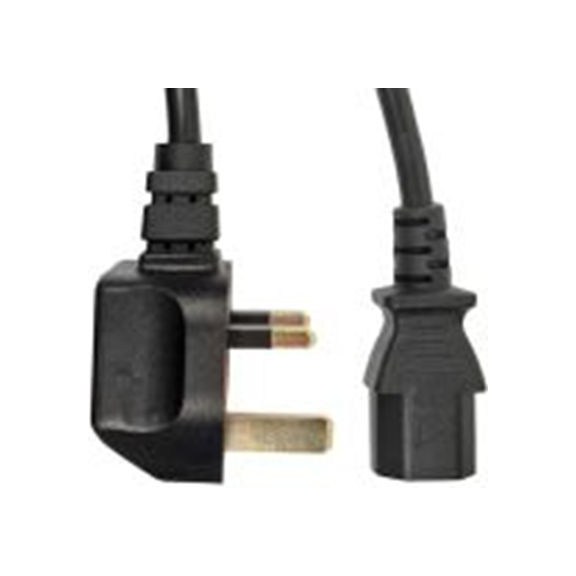 RS PRO,279-6304,2 m 电源线, 250 V, 插头转IEC C13, 直 聚氯乙烯, 黑色, 符合VDE标准