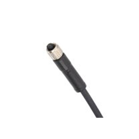 RS PRO,282-5358,RS PRO 电缆, 2 m长 4, 直向 母插, PU 黑色护套, IP40