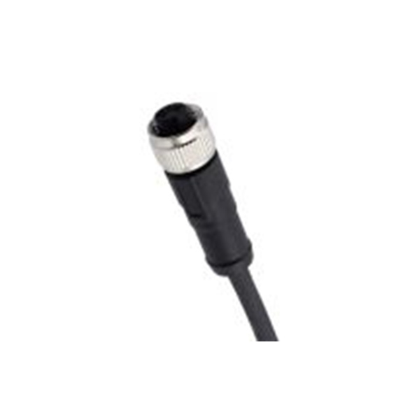 RS PRO,282-5388,RS PRO 电缆, 5 m长 4, 直向 母插 4转插头 母插, PU 黑色护套, IP40