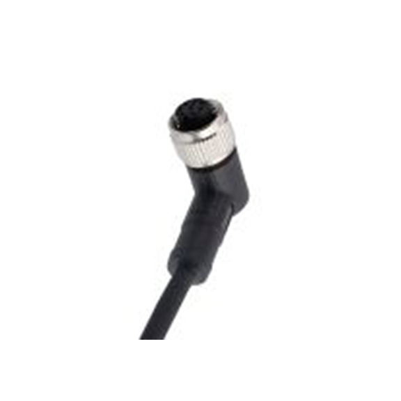 RS PRO,282-5402,RS PRO 电缆, 10 m长 8, 直角 母插, PU 黑色护套, IP40