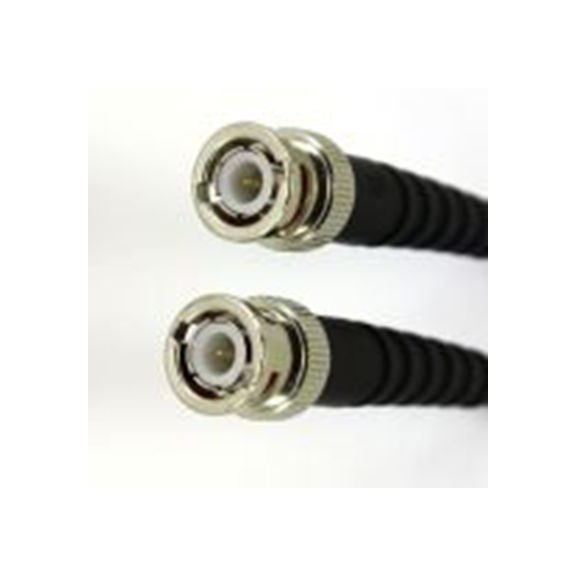 RS PRO,283-4803,RG58 同轴电缆, 15 m长, 50 Ω, 端接, 4.95 mm外径, 黑色, BNC系列