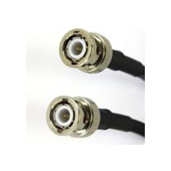 RS PRO,283-4804,同轴电缆, 100 mm长, 50 Ω, BNC, 直向 公转BNC, 直 公, 黑色