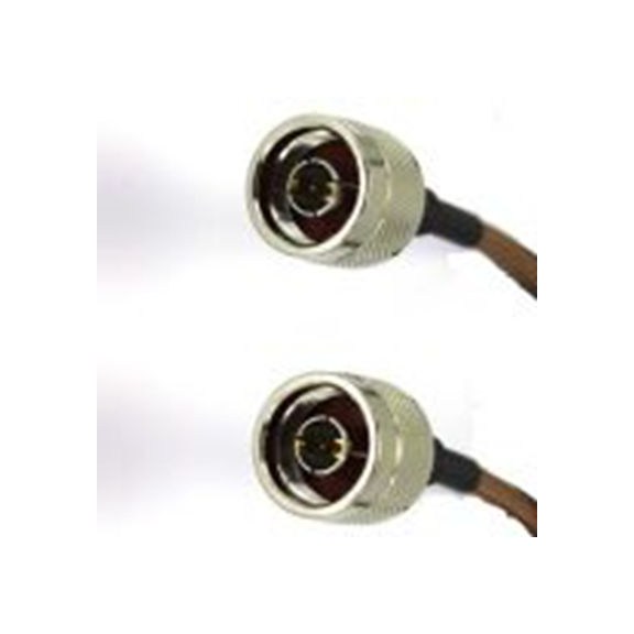 RS PRO,283-4809,RG142 同轴电缆, 1 m长, 50 Ω, 端接, 5.5 mm外径, 棕色, N Type系列