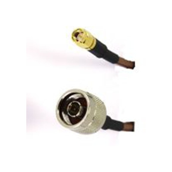 RS PRO,283-4815,RG142 同轴电缆, 100 mm长, 50 Ω, 端接, 黑色, N Type, SMA系列