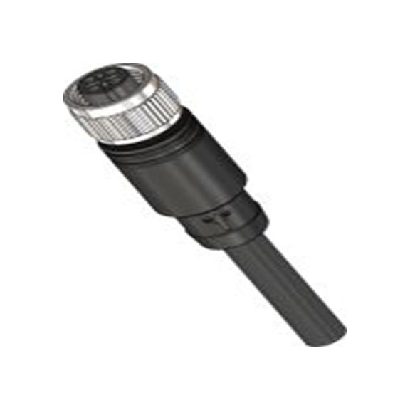 RS PRO,283-4888,RS PRO 执行器/传感器电缆, 6 m长 4, M12, 直向 母插转自由电缆端 无端接, 聚氯乙烯 黑色护套, IP40