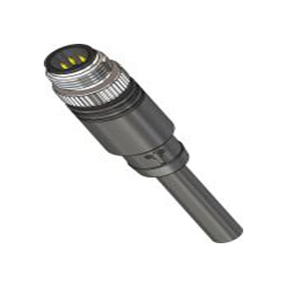 RS PRO,283-4937,RS PRO 执行器/传感器电缆, 2 m长 8, M12, 直向 公, 聚氯乙烯 黑色护套, IP40