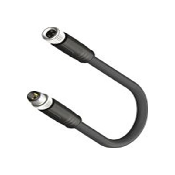 RS PRO,283-4939,RS PRO 执行器/传感器电缆, 500 mm长 3, M8, 直向 母插 8转M8, 直 公, 聚氯乙烯 黑色护套, IP40