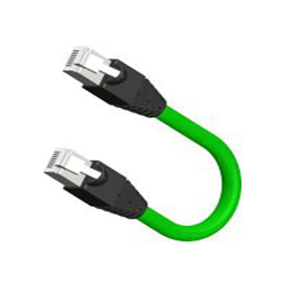 RS PRO,283-4991,10 m Cat5e 以太网电缆, 绿色 热塑性合成橡胶护套, 直向 公转直 母插