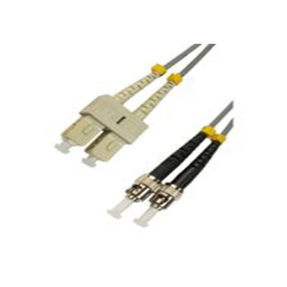 RS PRO,284-6852,2芯 OM1 光纤电缆, 2 m长, Φ3 mm线芯, 低烟，无卤 灰色护套