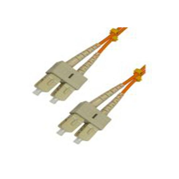 RS PRO,284-6895,2芯 OM2 光纤电缆, 500 mm长, Φ3 mm线芯, 低烟，无卤 橙色护套