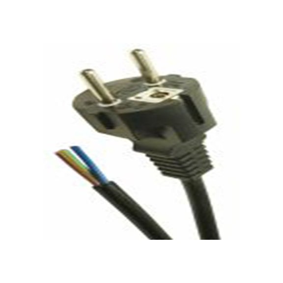 RS PRO,284-8177,2.5 m 电源电缆组件, 250 V, 直向转无端接 聚氯乙烯, 黑色, 符合VDE标准, RS PRO系列