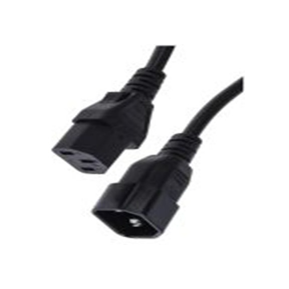 RS PRO,284-8181,2 m 电源电缆组件, 250 V, 直向转直 聚氯乙烯, 黑色, 符合VDE标准