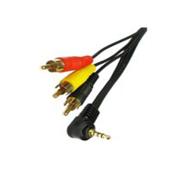 RS PRO,286-2806,RS PRO 莲花头音频线, RCA 公 公, 1 m长, 黑色