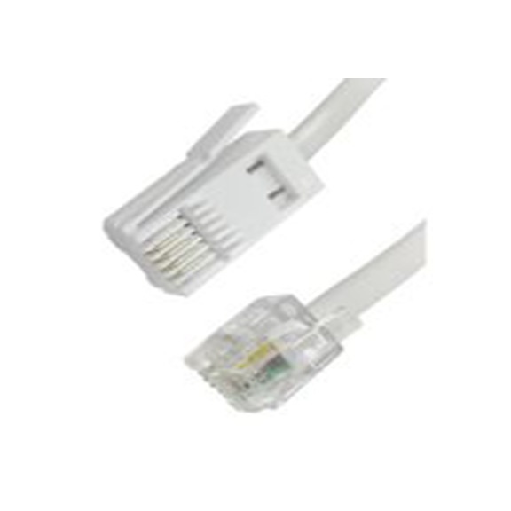 RS PRO,286-2918,10 m 以太网电缆, 屏蔽, 白色 聚氯乙烯护套, RJ11 公转BT 公