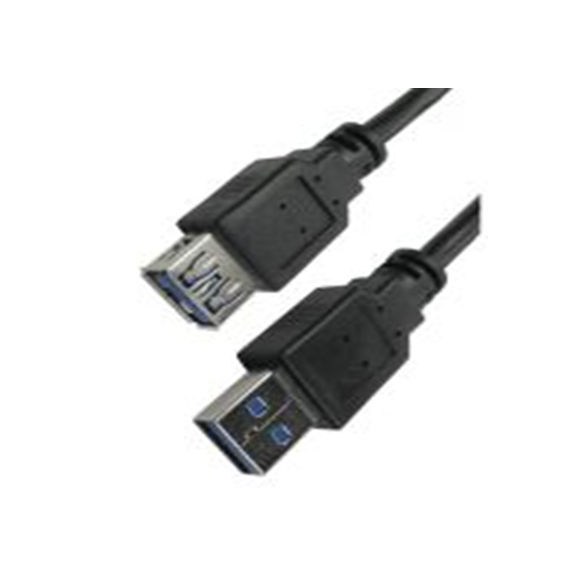 RS PRO,286-2925,RS PRO , USB A 型 公转USB A 型 母插, 2 m长, USB 3.0, 黑色