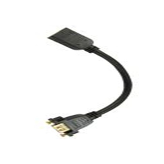 RS PRO,286-2959,HDMI 电缆, HDMI 2.0, HDMI 母插转 HDMI 母插, 200 mm长