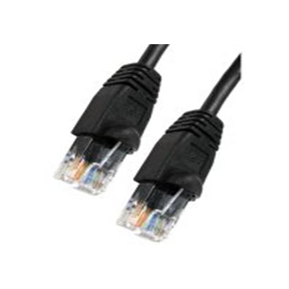 RS PRO,286-2984,500 mm Cat5e 以太网电缆, 非屏蔽双绞线（UTP）屏蔽, 黑色 聚氯乙烯护套, RJ45 公转RJ45 公