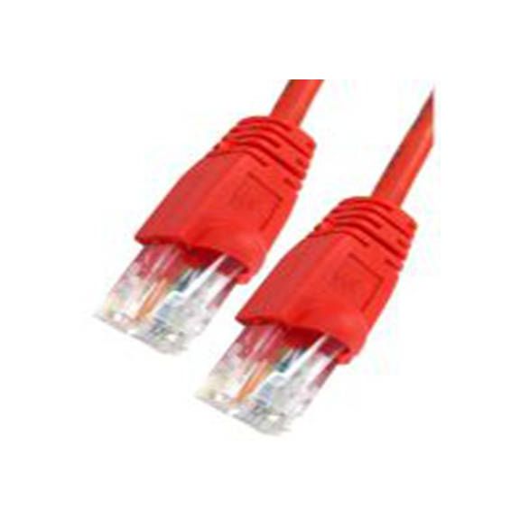 RS PRO,286-3018,10 m Cat5e 以太网电缆, 非屏蔽双绞线（UTP）屏蔽, 红色 聚氯乙烯护套, RJ45 公转RJ45 公