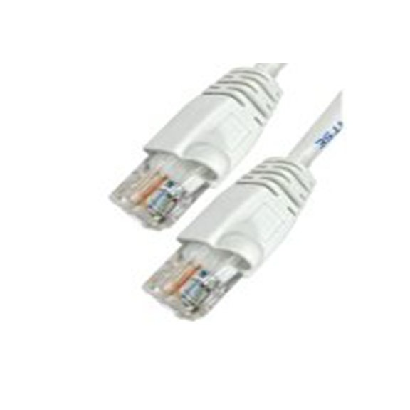 RS PRO,286-3019,10 m Cat5e 以太网电缆, 非屏蔽双绞线（UTP）屏蔽, 白色 聚氯乙烯护套, RJ45 公转RJ45 公