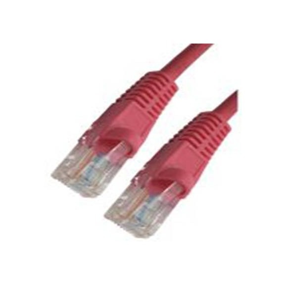 RS PRO,286-3049,5 m Cat5e 以太网电缆, 非屏蔽双绞线（UTP）屏蔽, 红色 低烟，无卤护套, RJ45 公转RJ45 公