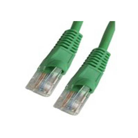 RS PRO,286-3059,15 m Cat5e 以太网电缆, 非屏蔽双绞线（UTP）屏蔽, 绿色 低烟，无卤护套, RJ45 公转RJ45 公