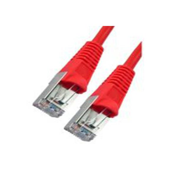 RS PRO,286-3083,1 m Cat5e 以太网电缆, 箔屏蔽双绞线 (FTP)屏蔽, 红色 聚氯乙烯护套, RJ45 公转RJ45 公