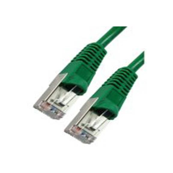 RS PRO,286-3093,3 m Cat5e 以太网电缆, 箔屏蔽双绞线 (FTP)屏蔽, 绿色 聚氯乙烯护套, RJ45 公转RJ45 公