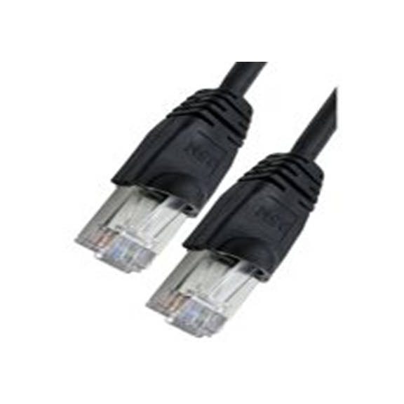 RS PRO,286-3229,1 m 6 类 以太网电缆, 箔屏蔽双绞线 (FTP)屏蔽, 黑色 低烟，无卤护套, RJ45 公转RJ45 公