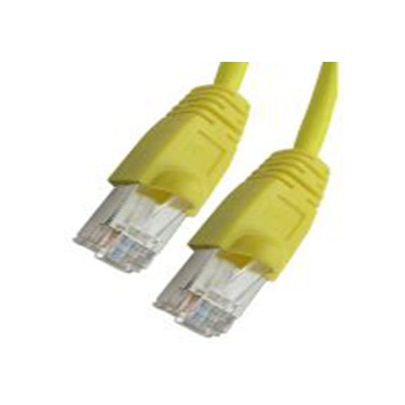 RS PRO,286-3243,3 m 6 类 以太网电缆, 箔屏蔽双绞线 (FTP)屏蔽, 黄色 低烟，无卤护套, RJ45 公转RJ45 公