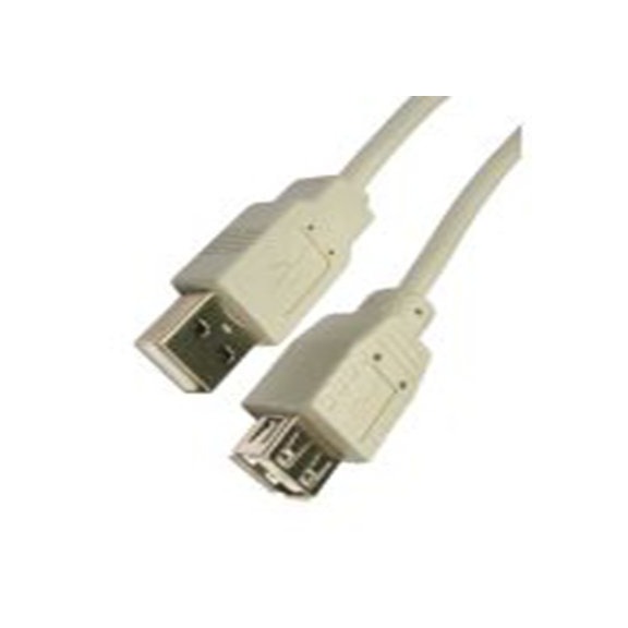 RS PRO,286-3290,RS PRO , USB A 型 公转USB A 型 母插, 500 mm长, USB 2.0, 米色