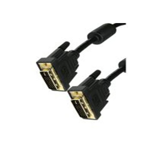 RS PRO,286-3304,RS PRO DVI线, 3 m长, DVI-I 公转DVI-I 公, 黑色 聚氯乙烯, 聚氯乙烯