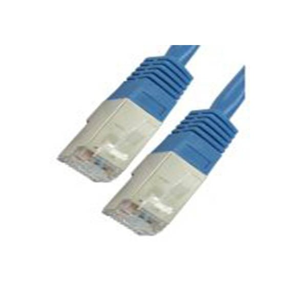 RS PRO,286-3341,3 m Cat5e 以太网电缆, 箔屏蔽双绞线 (FTP)屏蔽, 蓝色 聚氯乙烯护套, RJ45 公转RJ45 公