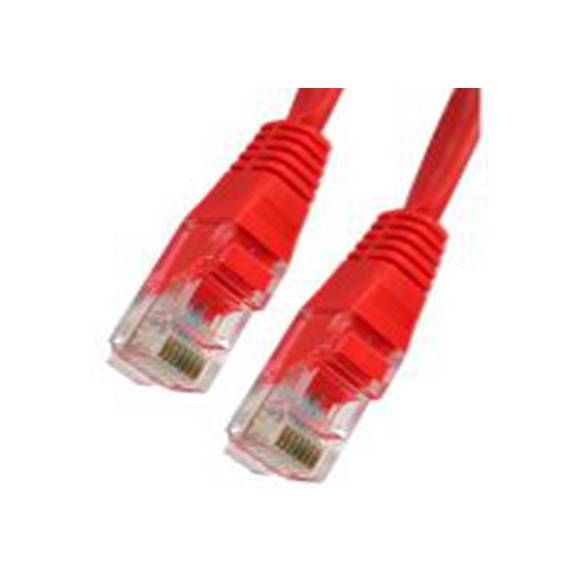 RS PRO,286-3432,1 m Cat5e 以太网电缆, 非屏蔽双绞线（UTP）屏蔽, 红色 聚氯乙烯护套, RJ45 公转RJ45 公