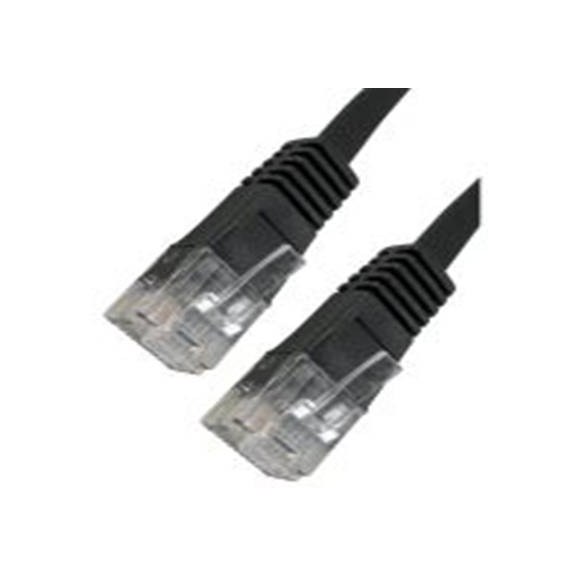 RS PRO,286-3513,2 m Cat5e 以太网电缆, 非屏蔽双绞线（UTP）屏蔽, 黑色 聚氯乙烯护套, RJ45 公转RJ45 公