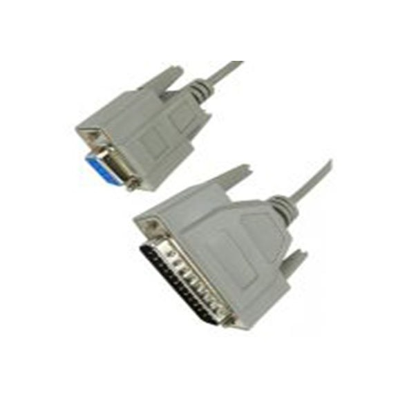 RS PRO,286-3534,RS PRO 串行电缆, D-Sub 25针, D-Sub 9针 母插转D-Sub 25针 公, 3 m长, No标准, SL-40系列