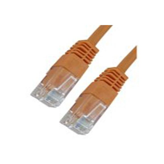 RS PRO,286-3541,500 mm Cat5e 以太网电缆, 非屏蔽双绞线（UTP）屏蔽, 橙色 聚氯乙烯护套, RJ45 公转RJ45 公