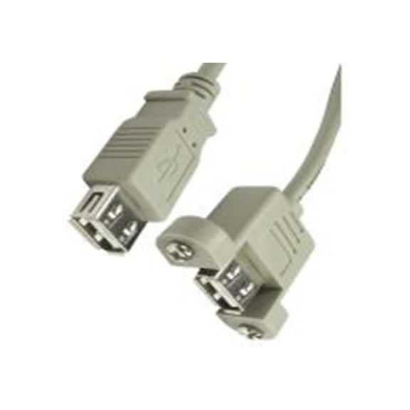 RS PRO,286-3697,RS PRO , USB A 型 母插转USB A 型 母插, 180 mm长, USB 2.0, 米色