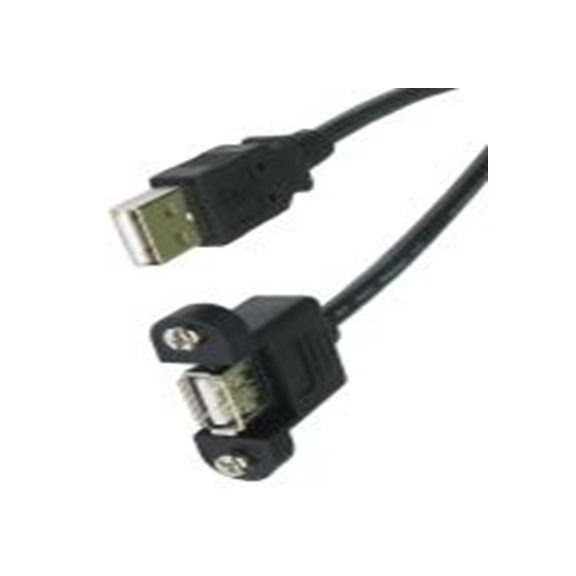 RS PRO,286-3703,RS PRO , USB A 型 公转USB A 型 母插, 1 m长, USB 2.0, 黑色