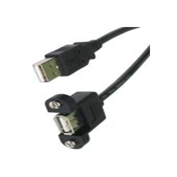 RS PRO,286-3705,RS PRO , USB A 型 公转USB A 型 母插, 3 m长, USB 2.0, 黑色