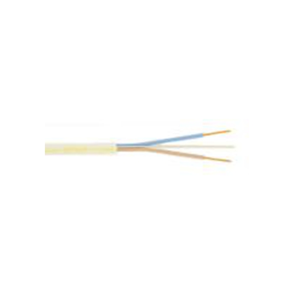 RS PRO,705-1320,三芯, 100 m长 电源电缆, 500 V, 白色 聚硅酮护套 90 °C