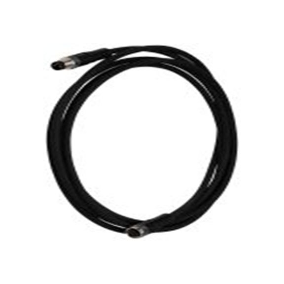 RS PRO,282-5443,RS PRO 电缆, 2 m长 3, 直向 公 3转直 母插, PU 黑色护套, IP40