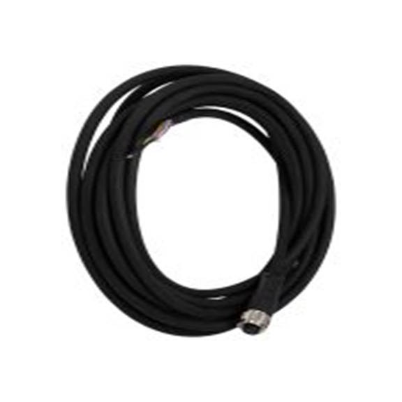 RS PRO,282-5392,RS PRO 电缆, 5 m长 8, 直向 母插, PU 黑色护套, IP40