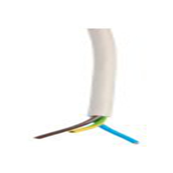 RS PRO,606-110,三芯, 50 m长 电源电缆, 500 V, 白色 聚氯乙烯护套 90 °C, H05V2V2-F / 3092Y系列