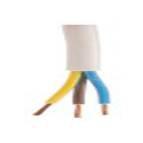 RS PRO,606-112,三芯, 50 m长 电源电缆, 500 V, 白色 聚氯乙烯护套 90 °C, H05V2V2-F / 3092Y系列