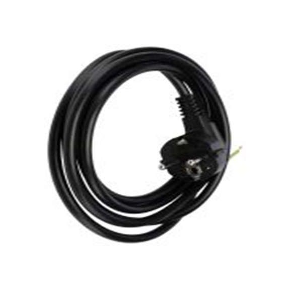 RS PRO,447-013,2 m 电源线, 250V, 直向, 无端接转CEE 聚氯乙烯, 黑色, 符合2002/95/EC, 2002/96/EC (WEEE), 2003/11/EC (Cou