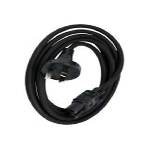 RS PRO,558-965,2.5 m 电源电缆, 25 V, IEC C15, 直向转直 橡胶, 黑色, 符合SAA, ENEC, UKCA, CE标准