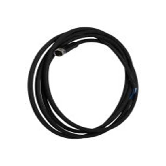 RS PRO,282-5363,RS PRO 电缆, 2 m长 4, 直向 母插, PU 黑色护套, IP40