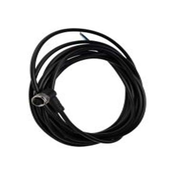 RS PRO,282-5398,RS PRO 电缆, 5 m长 4, 直角 母插, 聚氯乙烯 黑色护套, IP40