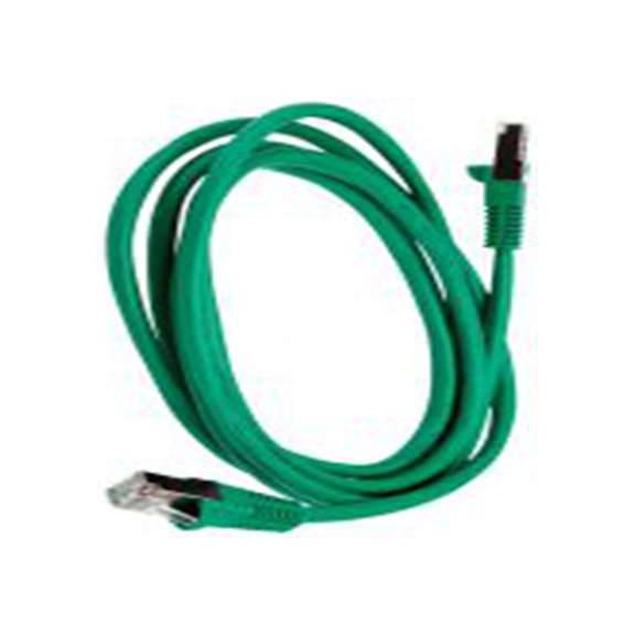 RS PRO,286-3087,2 m Cat5e 以太网电缆, 箔屏蔽双绞线 (FTP)屏蔽, 绿色 聚氯乙烯护套, RJ45 公转RJ45 公