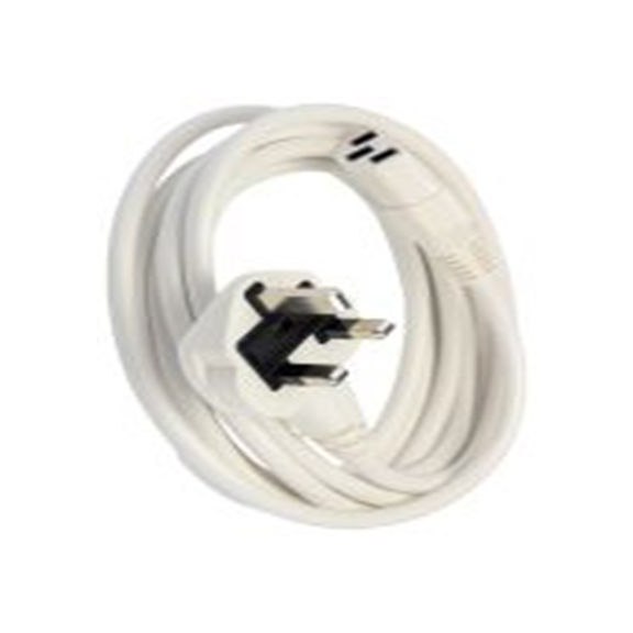 RS PRO,558-951,3 m 电源电缆, 25 V, IEC C13转BS1365 聚氯乙烯, 白色, 符合ENEC, CE, SINGAPORE SAFETY MARK, SASO TEST